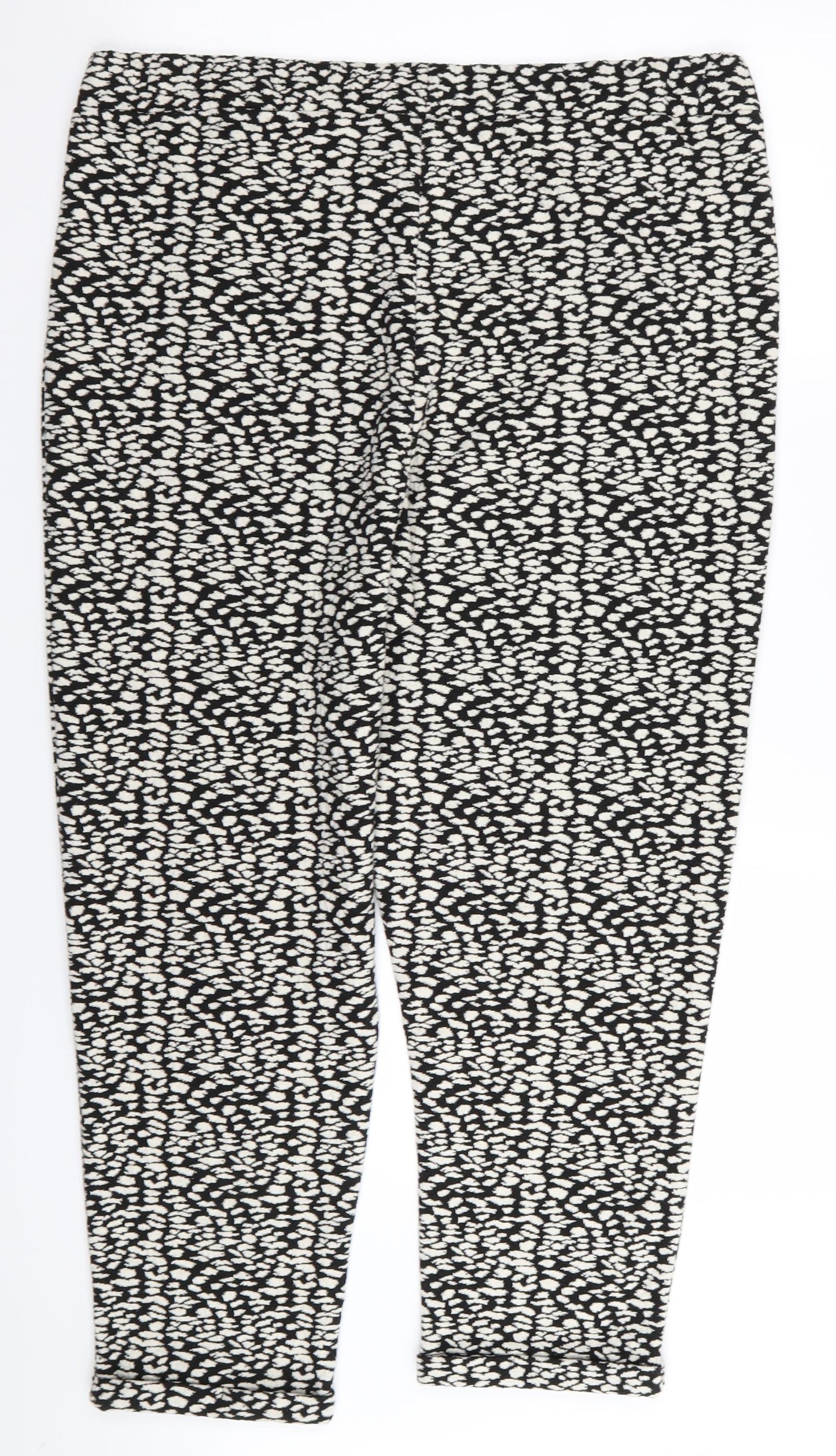 Asda George Womens Multicoloured Geometric  Trousers  Size 18 L26 in - Stretch waistband