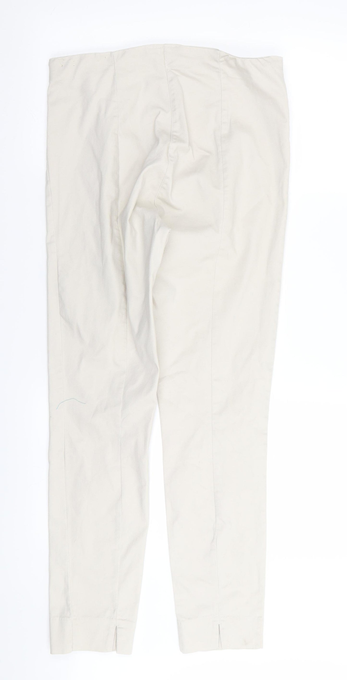 H&M Womens Beige   Trousers  Size 14 L29 in