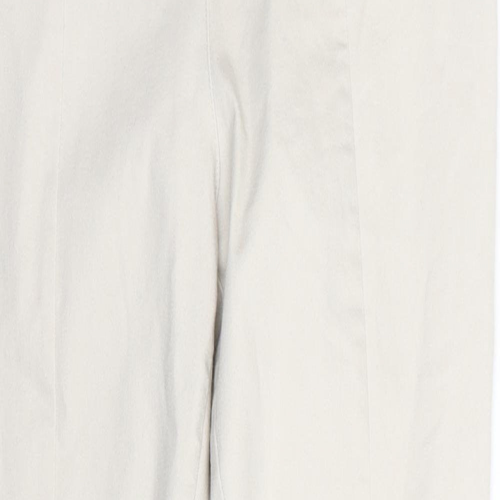H&M Womens Beige   Trousers  Size 14 L29 in
