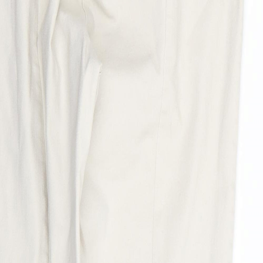 H&M Womens Beige   Trousers  Size 14 L29 in