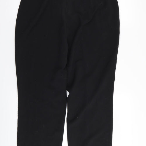 M&S Womens Black   Trousers  Size 14 L27 in