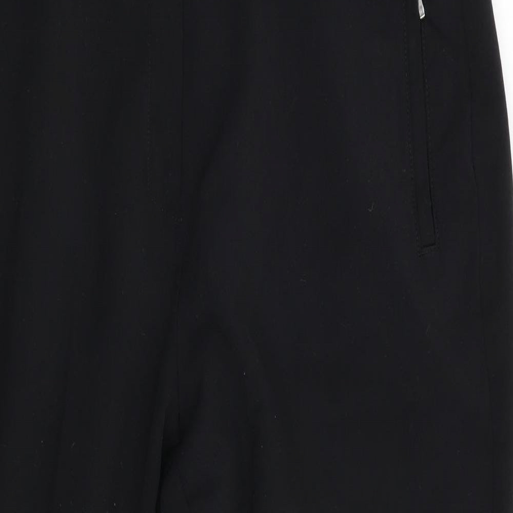 M&S Womens Black   Trousers  Size 14 L27 in