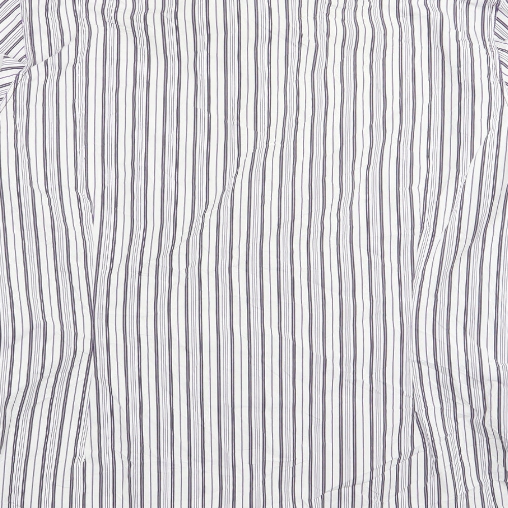 NEXT Mens Multicoloured Striped   Button-Up Size 2XL