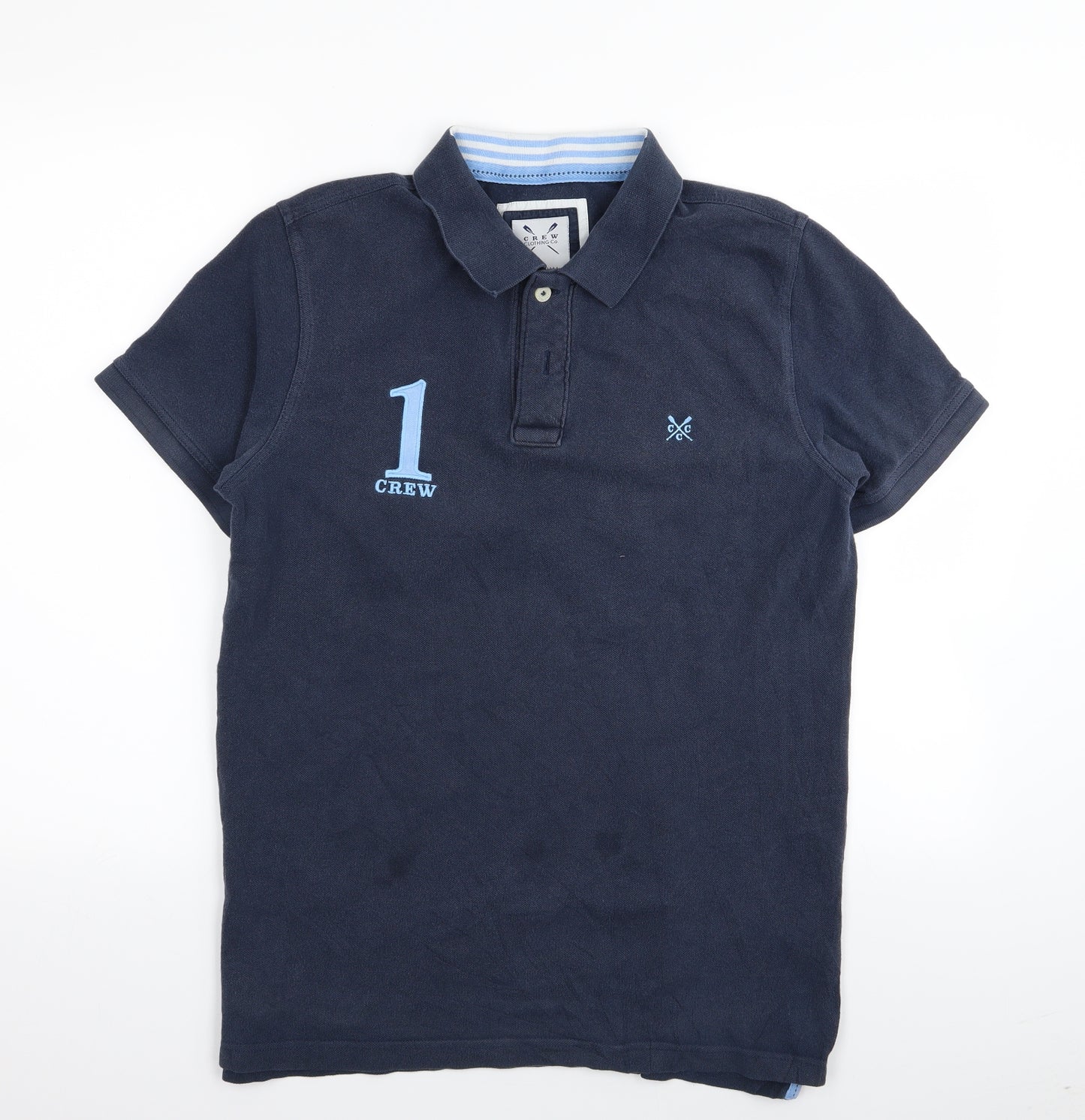 Crew Clothing Mens Blue    Polo Size M