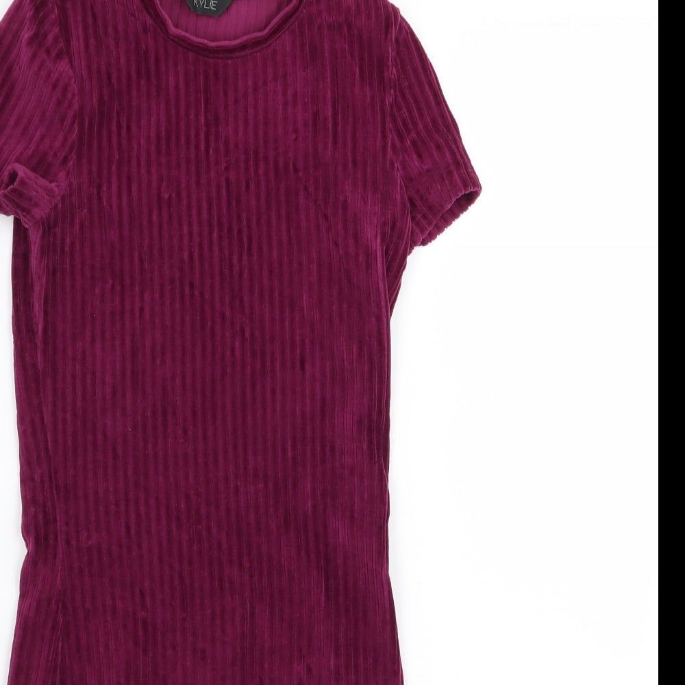 M&Co Girls Purple   A-Line  Size 11 Years