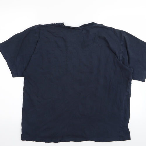 BHS Mens Blue    T-Shirt Size M