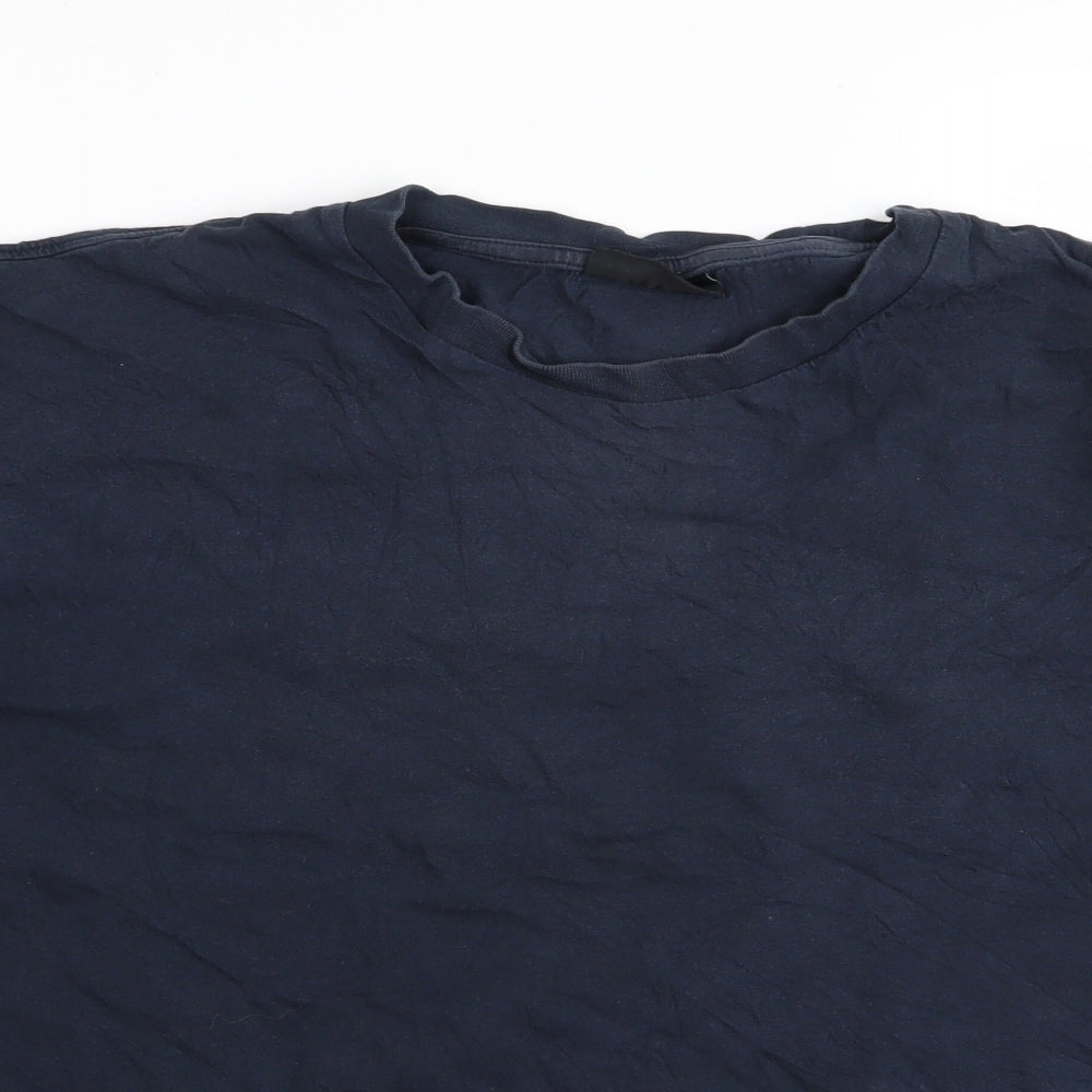 BHS Mens Blue    T-Shirt Size M