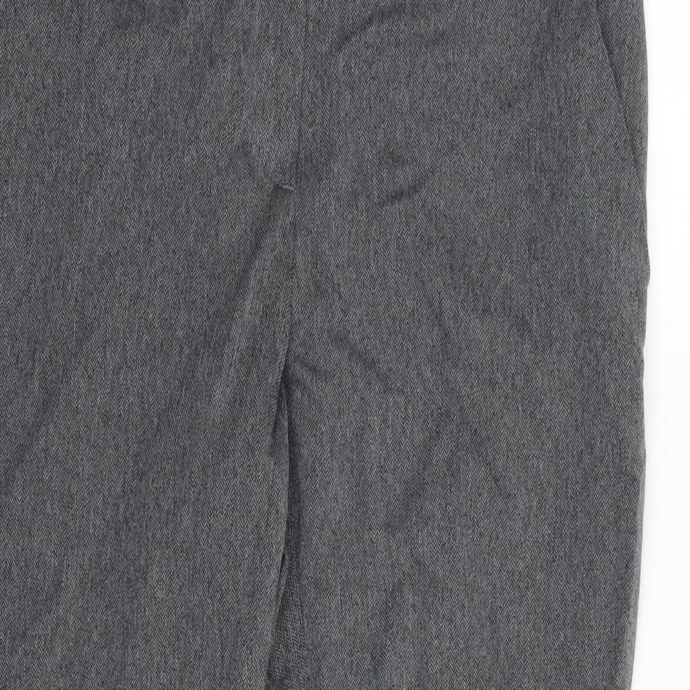 TU Womens Grey   Trousers  Size 12 L29 in