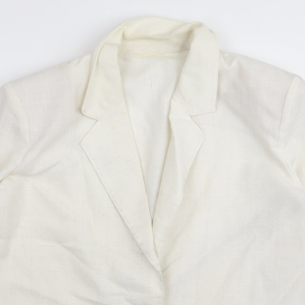 st michaels Mens White   Jacket Blazer Size 44