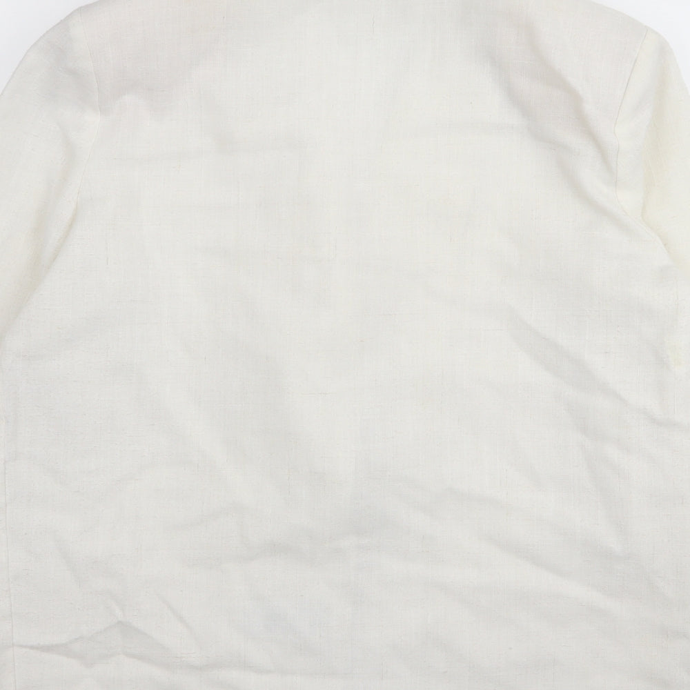 st michaels Mens White   Jacket Blazer Size 44