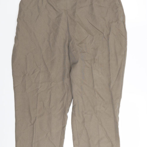 M&S Womens Brown   Trousers  Size 30 in L22 in