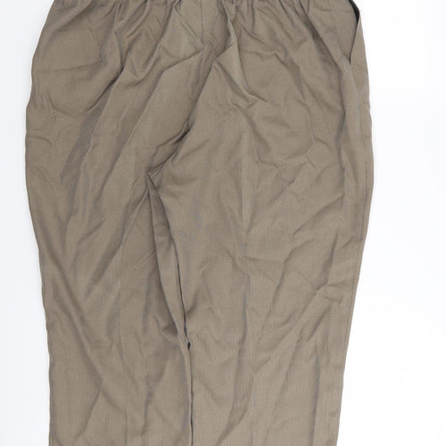 M&S Womens Brown   Trousers  Size 30 in L22 in