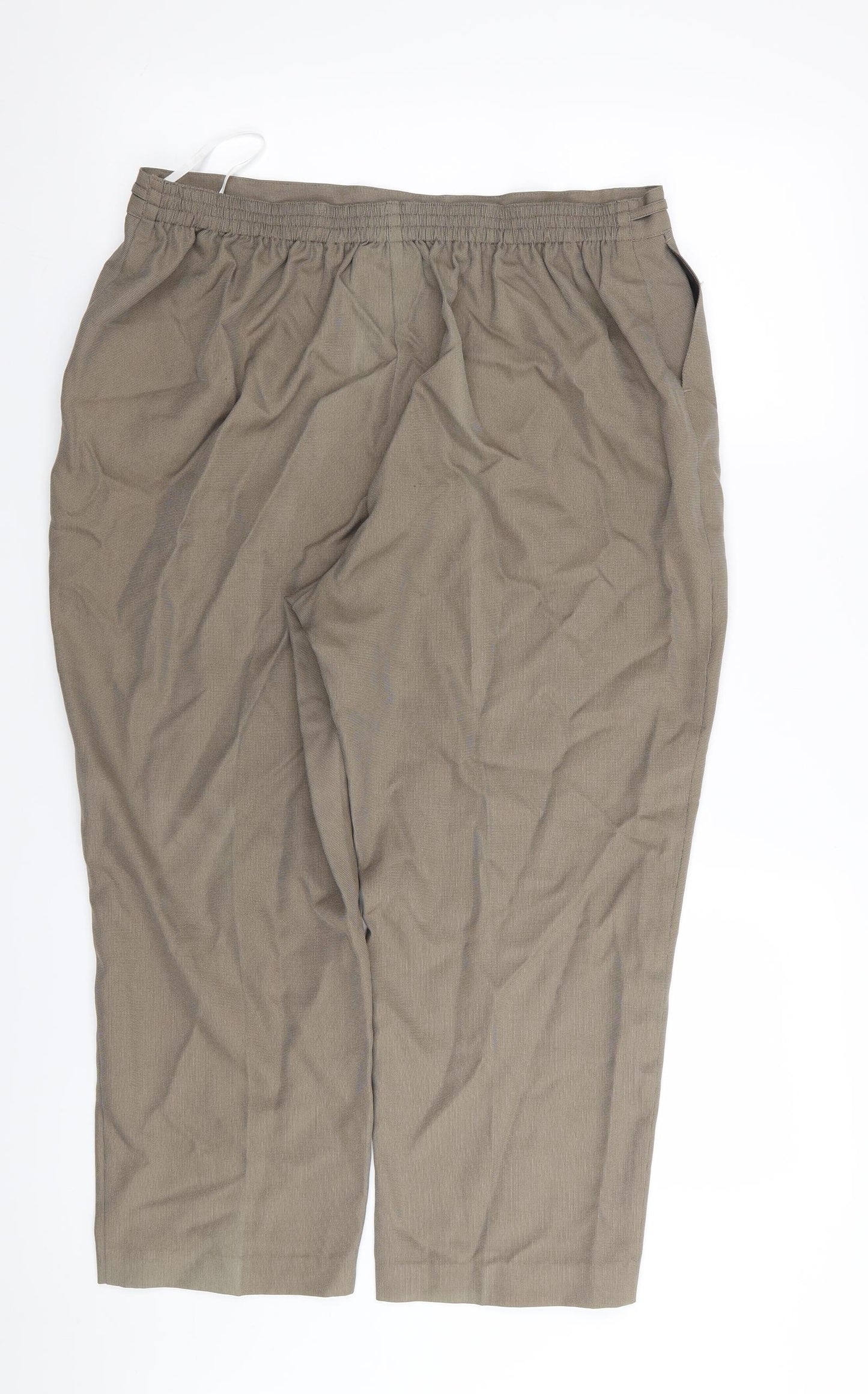 M&S Womens Brown   Trousers  Size 30 in L22 in