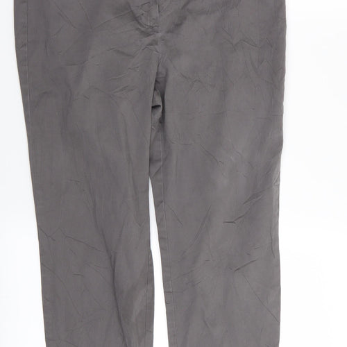 M&S Womens Grey   Trousers  Size 12 L25 in