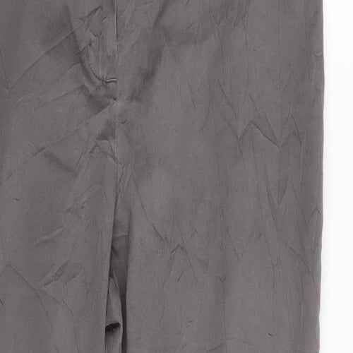 M&S Womens Grey   Trousers  Size 12 L25 in
