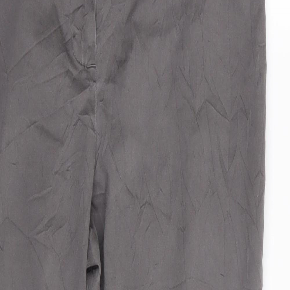 M&S Womens Grey   Trousers  Size 12 L25 in