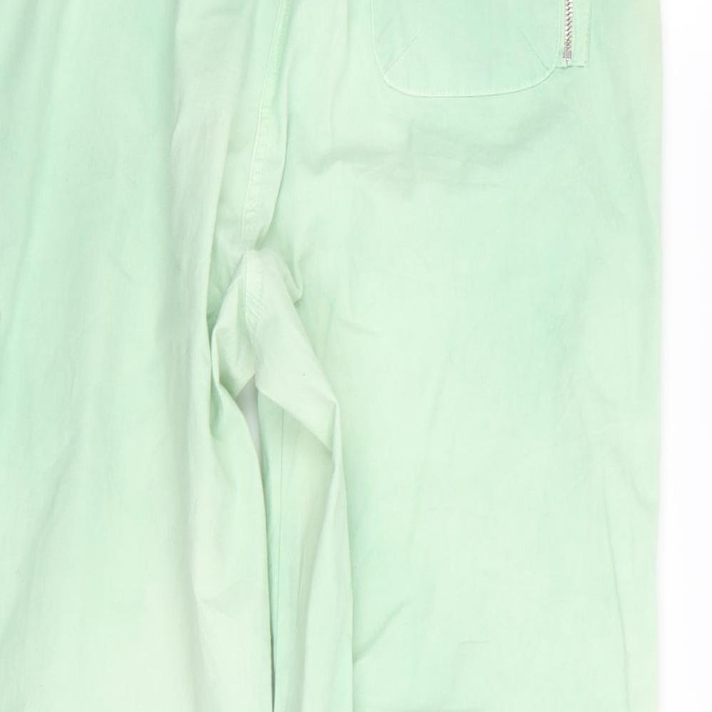 ZERRES Womens Green   Capri Jeans Size 16 L23 in