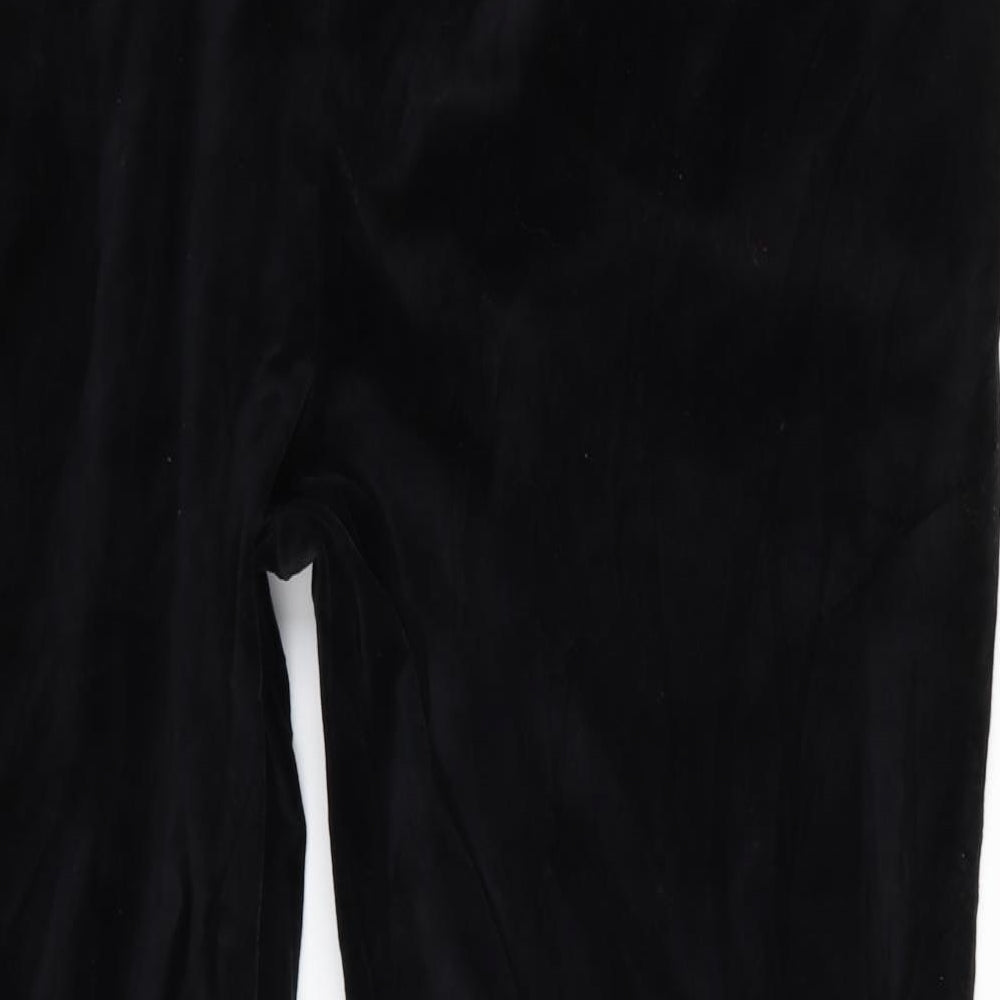 M&S Womens Black   Trousers  Size 20 L25 in