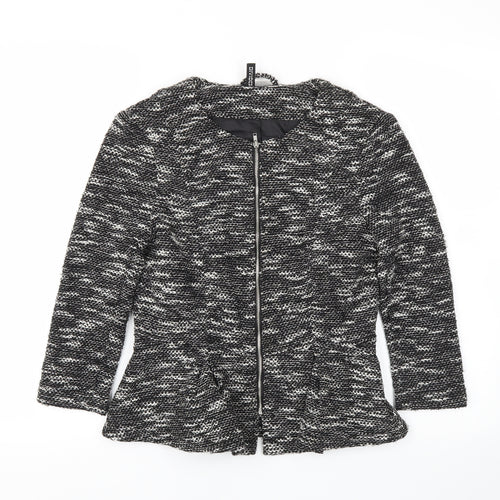 H&M Womens Grey   Jacket Coat Size 12