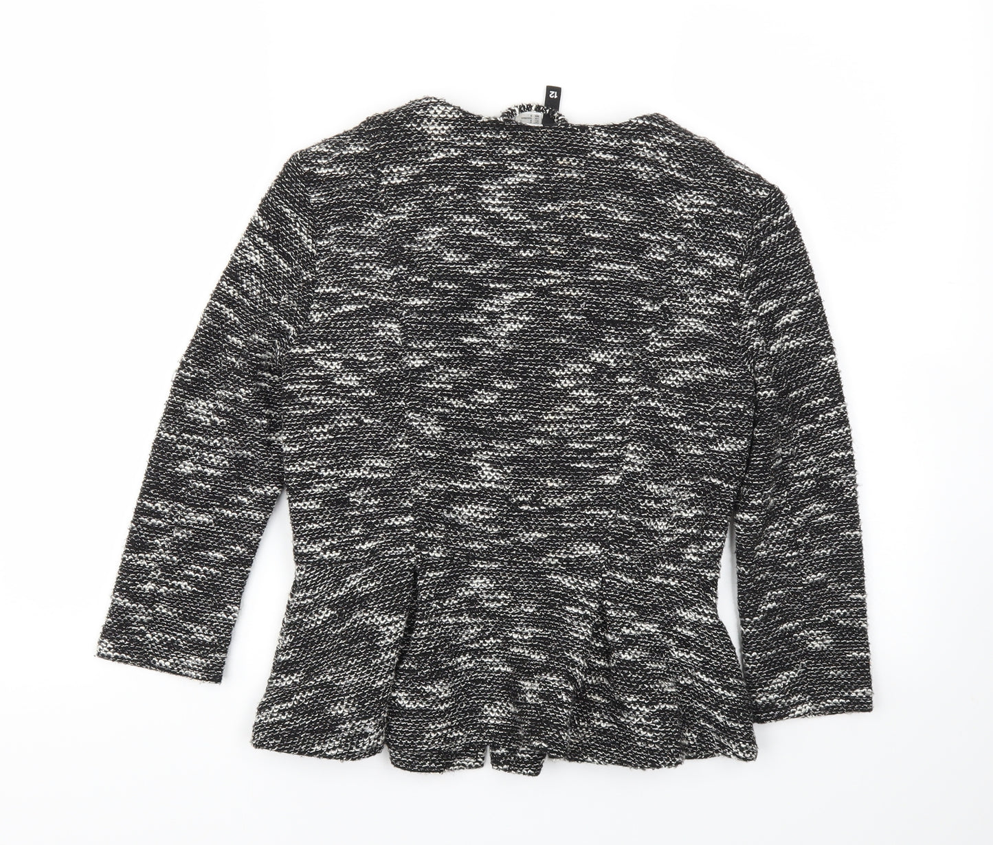 H&M Womens Grey   Jacket Coat Size 12