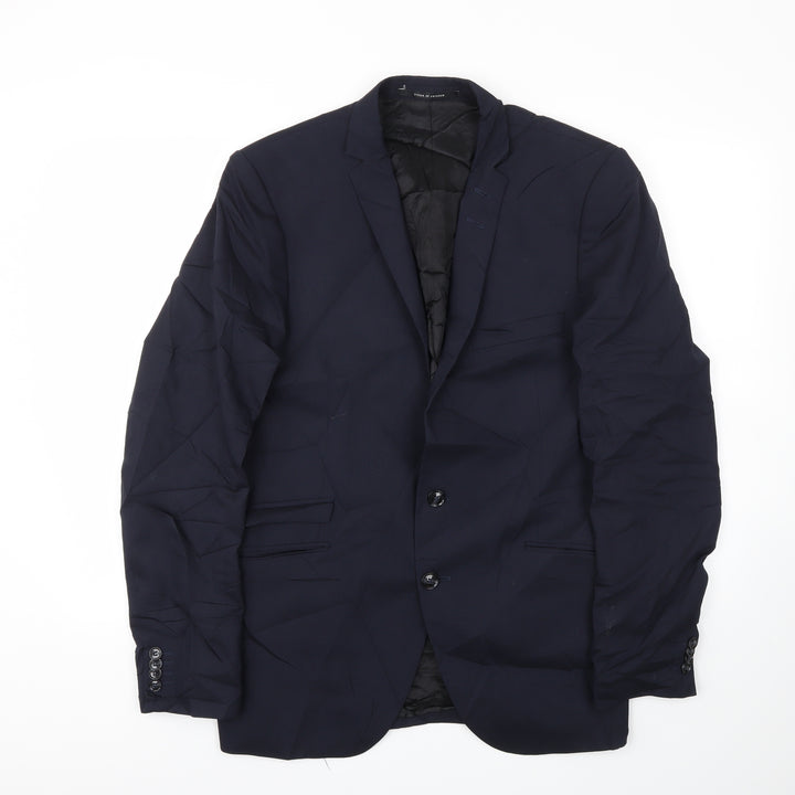 Tiger Mens Blue Jacket Blazer Size 42