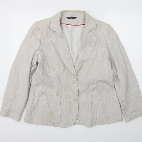 BM Womens Grey   Jacket Blazer Size 18