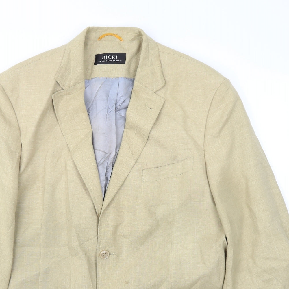 Casual Mens Beige   Jacket Blazer Size 50