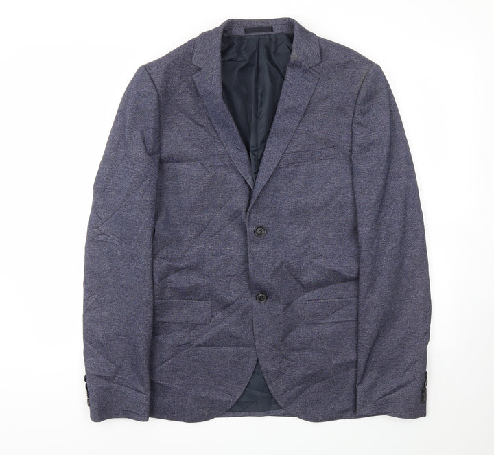Topman Mens Blue Jacket Blazer Size 40