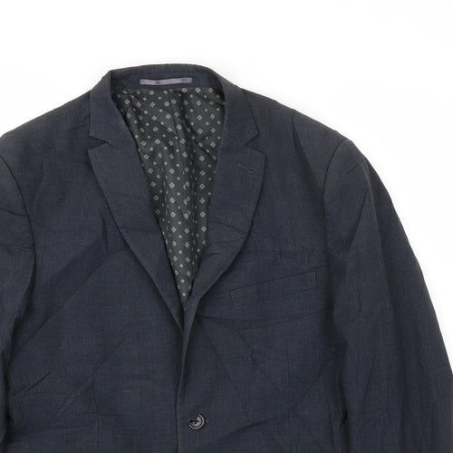 NEXT  Mens Blue Paisley  Jacket Blazer Size 40