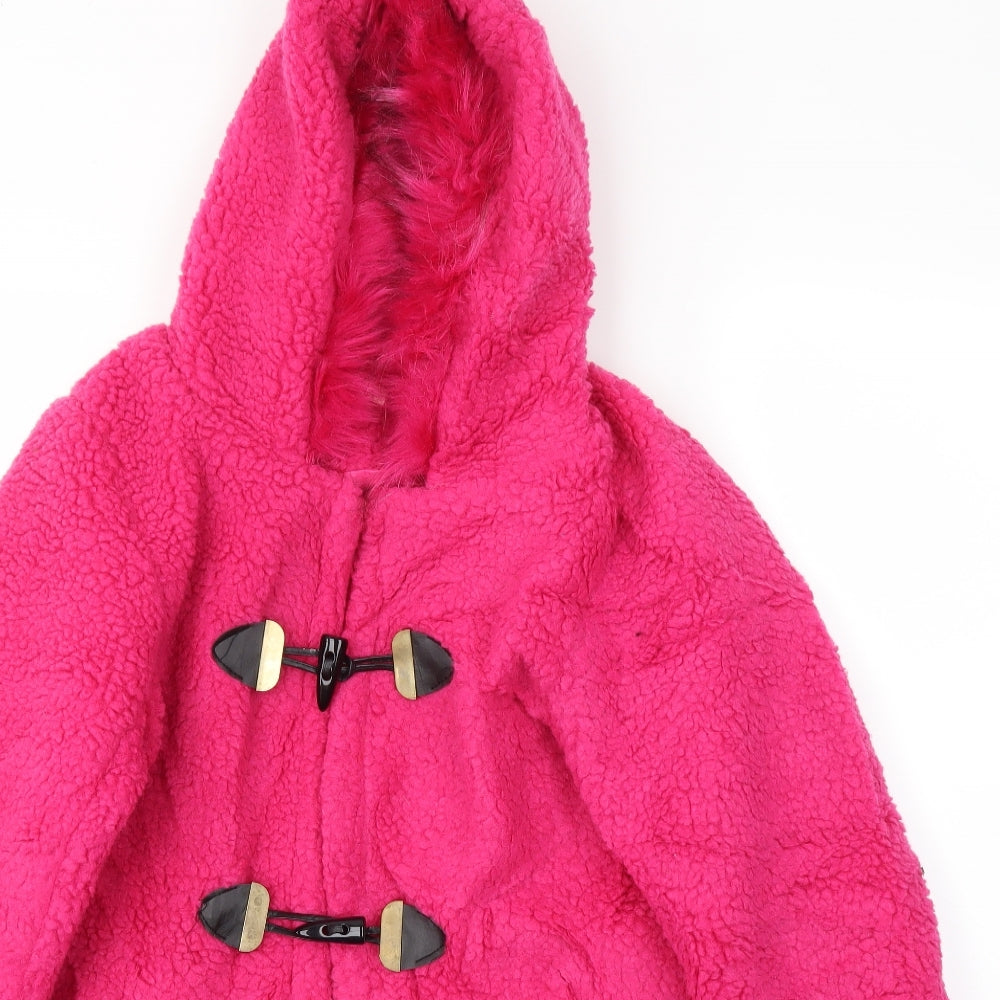 AIBEILI Womens Pink   Jacket Coat Size M