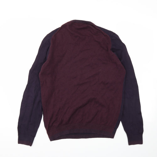 M&S Mens Red   Pullover Sweatshirt Size M