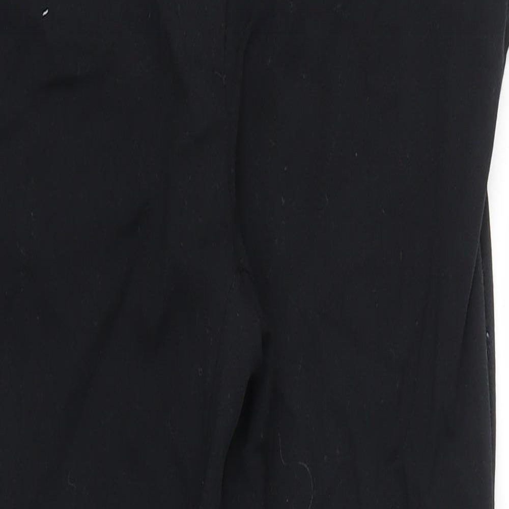 M&S Womens Black   Trousers  Size 6 L25 in