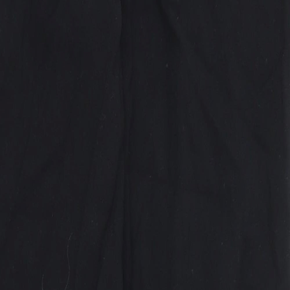 M&S Womens Black   Trousers  Size 6 L25 in