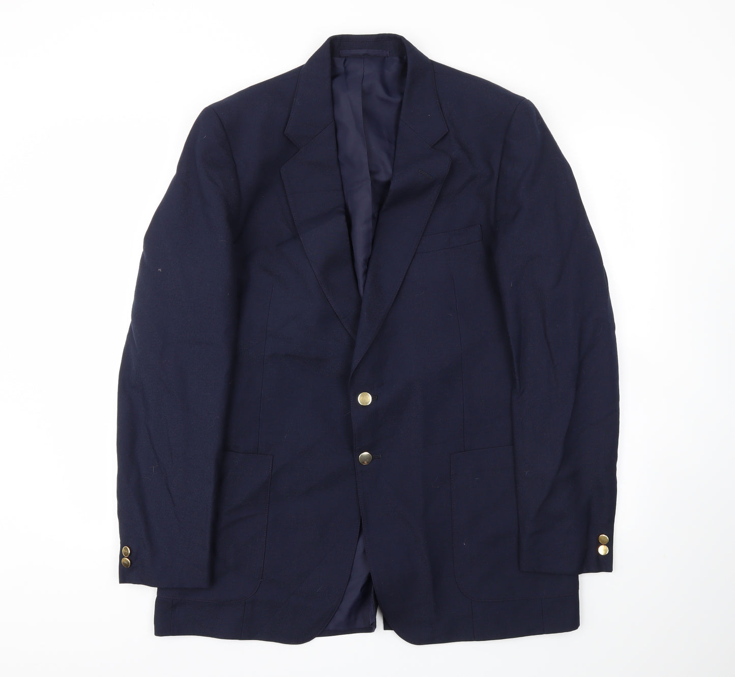 ST MICHAEL Mens Blue   Jacket Blazer Size 42