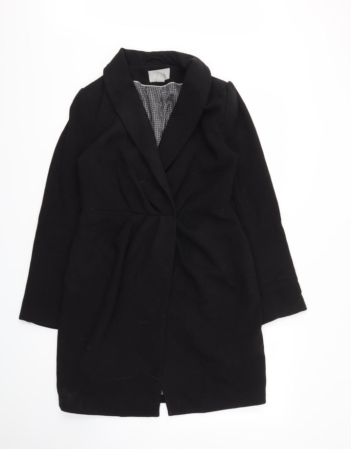 H&M Womens Black   Jacket Coat Size 8