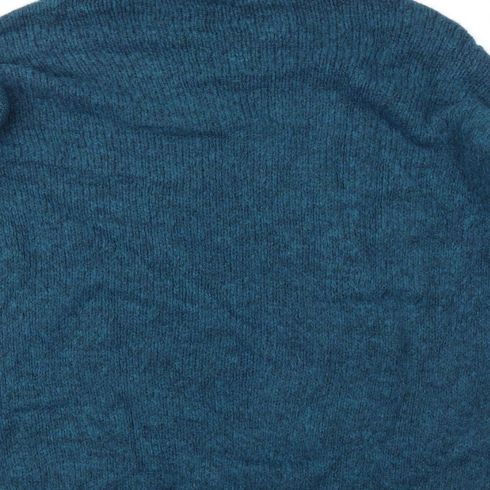 april vintage Womens Blue   Henley Jumper Size L