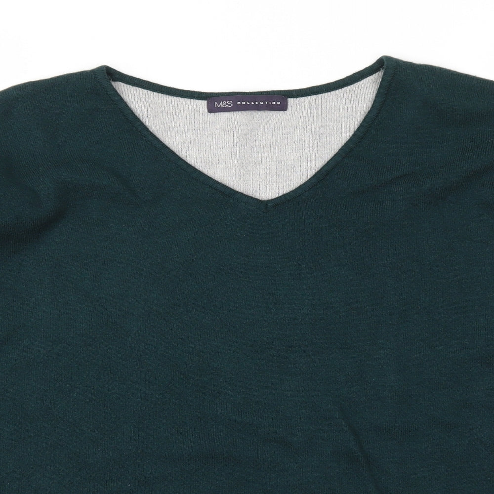 M&S Womens Green   Pullover Jumper Size 18