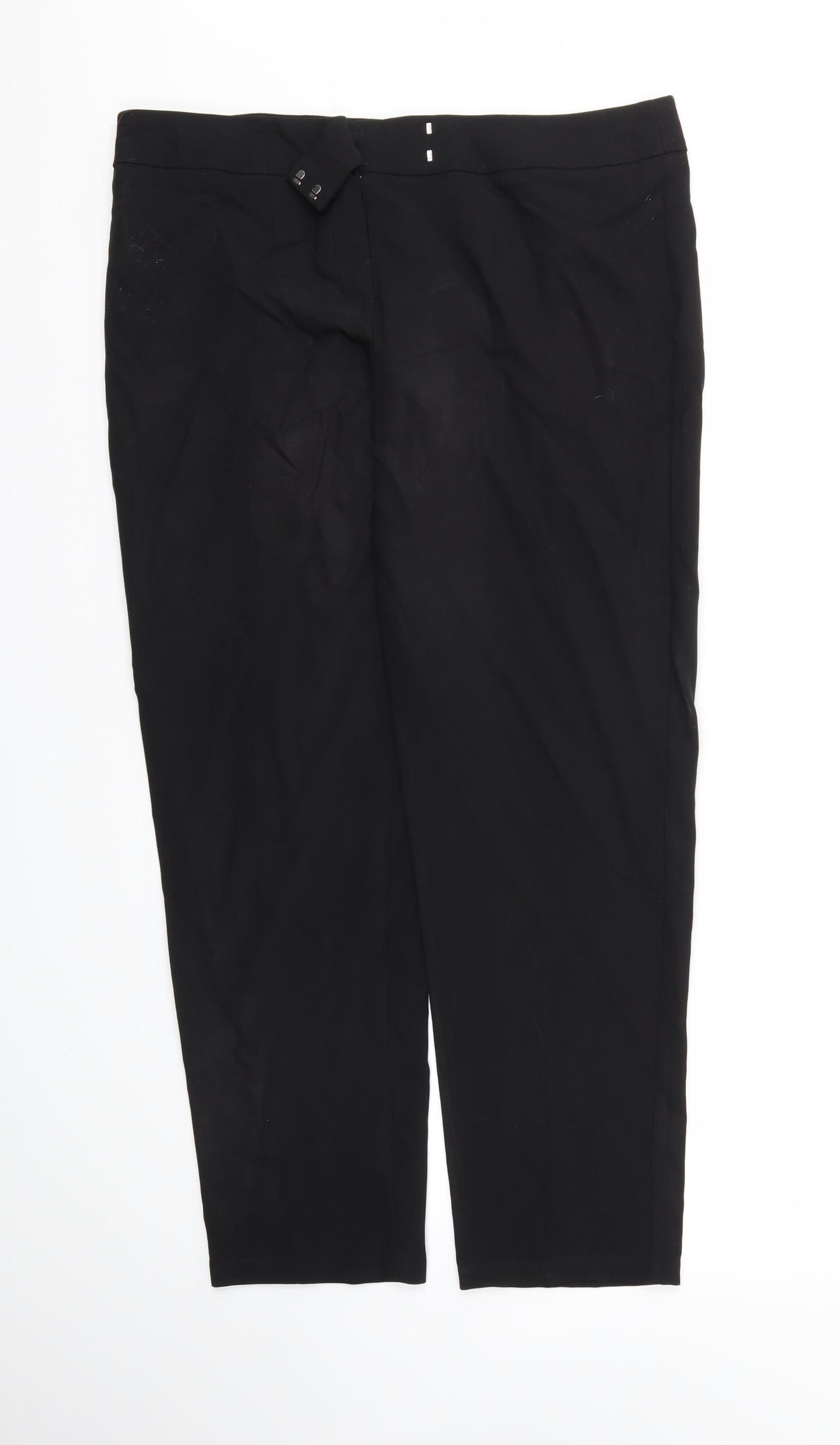 George Womens Black   Trousers  Size 16 L28 in