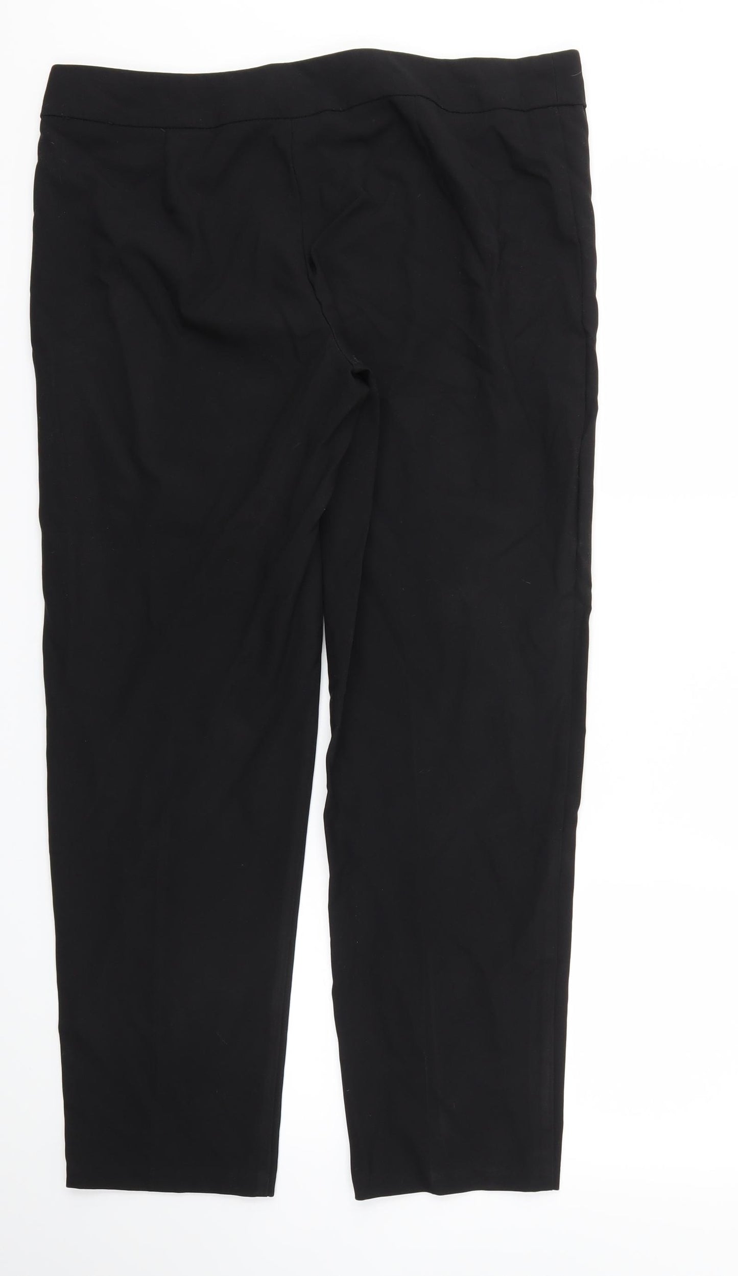 George Womens Black   Trousers  Size 16 L28 in