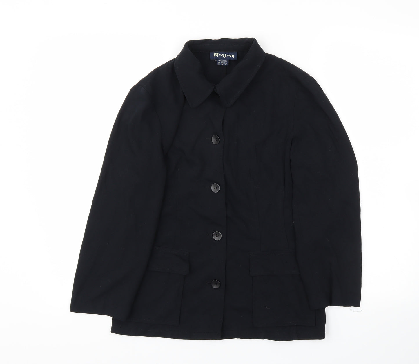 Monsoon Womens Black   Jacket Blazer Size 10