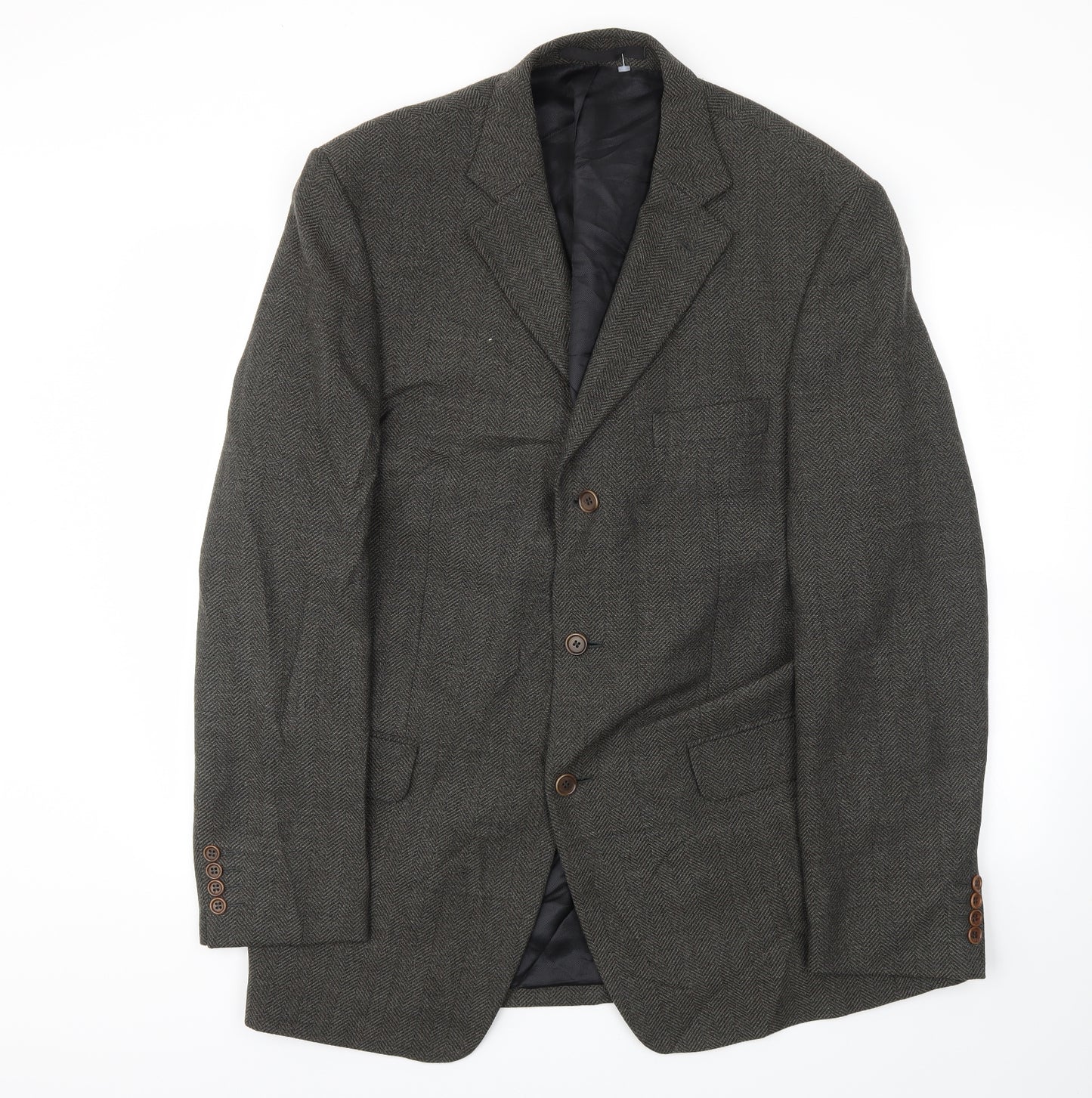 M&S Mens Brown   Jacket Blazer Size 44