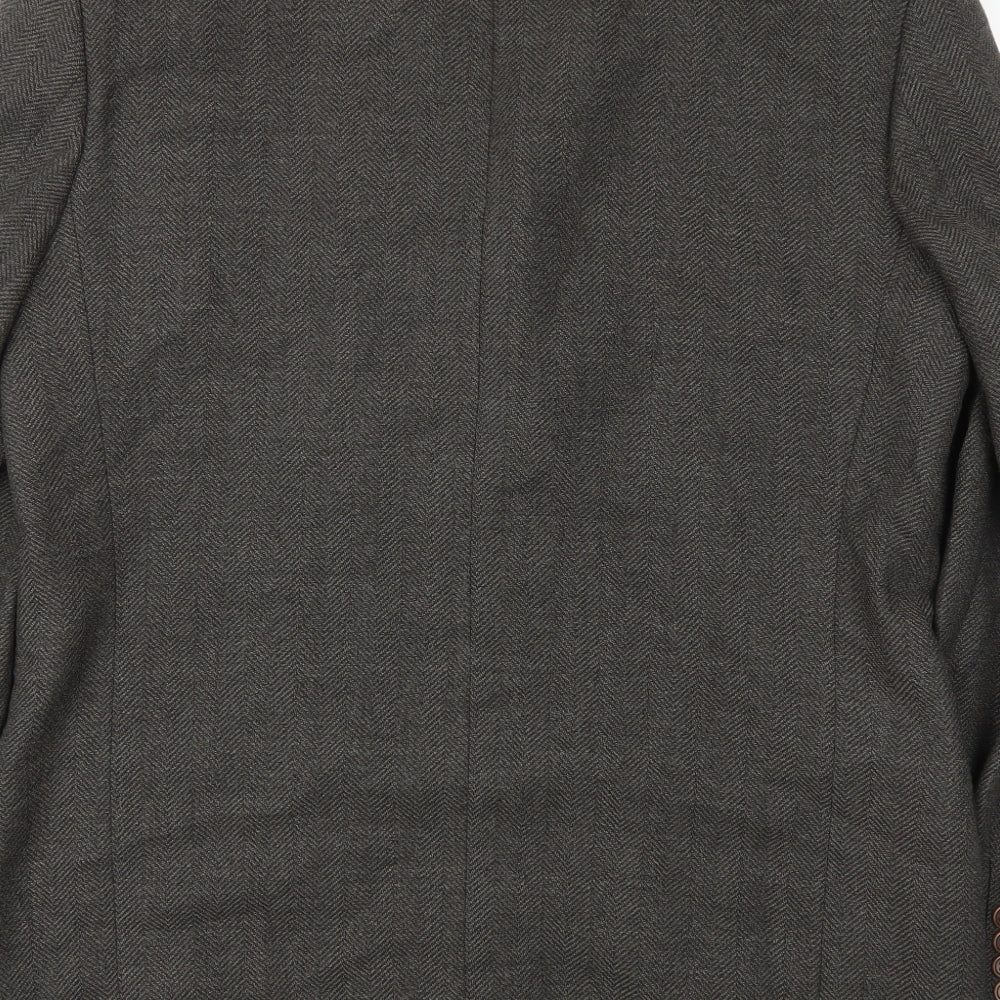 M&S Mens Brown   Jacket Blazer Size 44