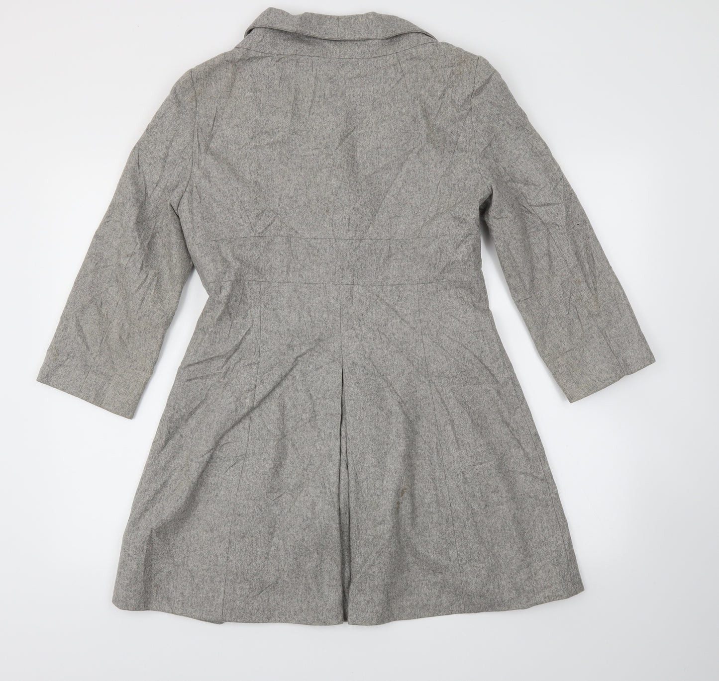 Topshop Womens Grey   Jacket Coat Size 10