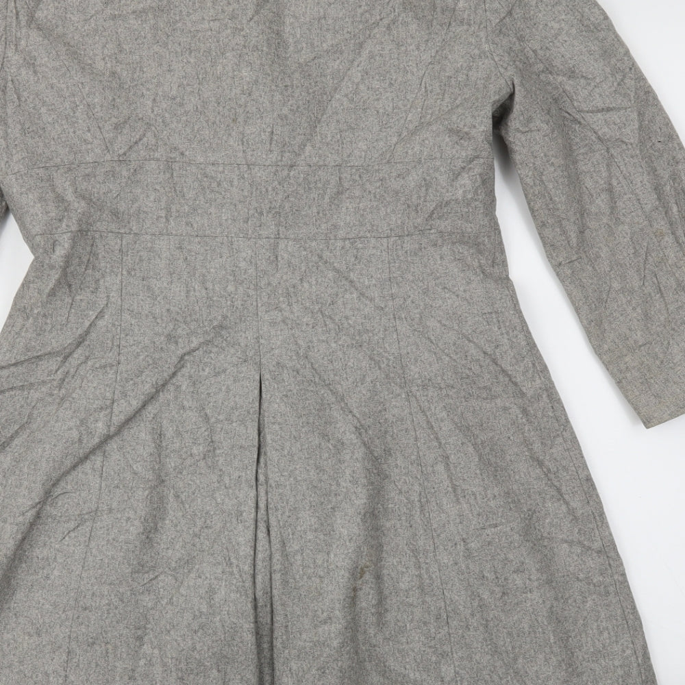 Topshop Womens Grey   Jacket Coat Size 10