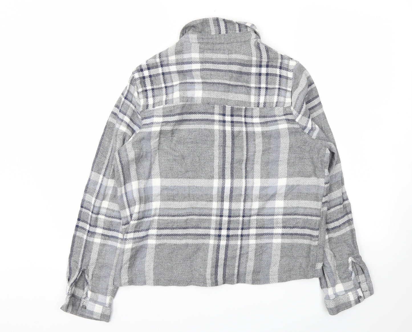 falmen heritage Womens Grey Check  Basic T-Shirt Size 14