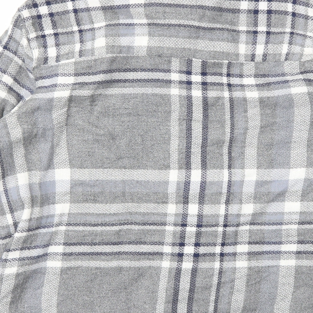 falmen heritage Womens Grey Check  Basic T-Shirt Size 14