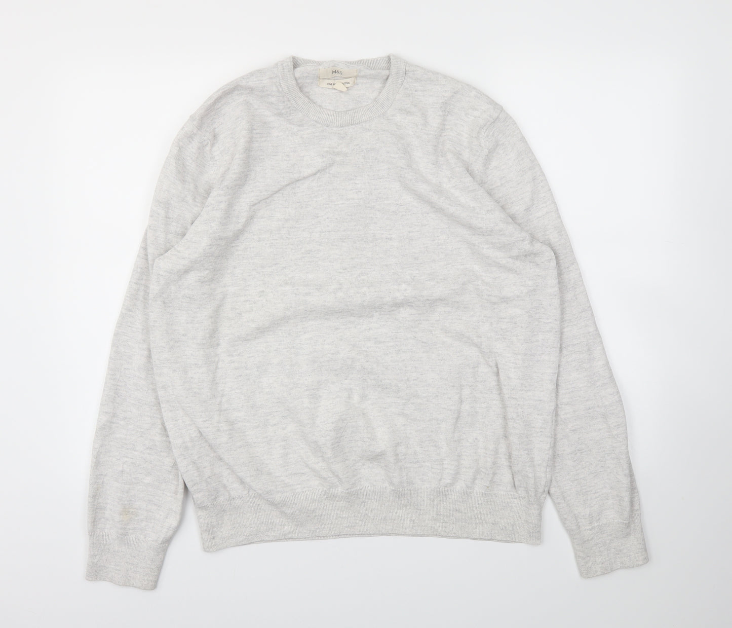 M&S Mens Grey   Pullover Sweatshirt Size XL