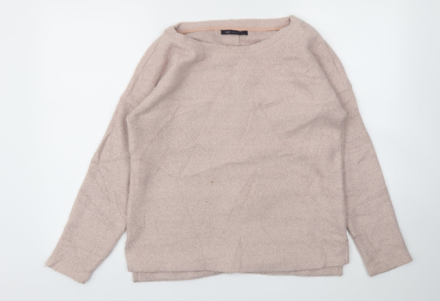 M&S Womens Pink   Pullover Jumper Size 12