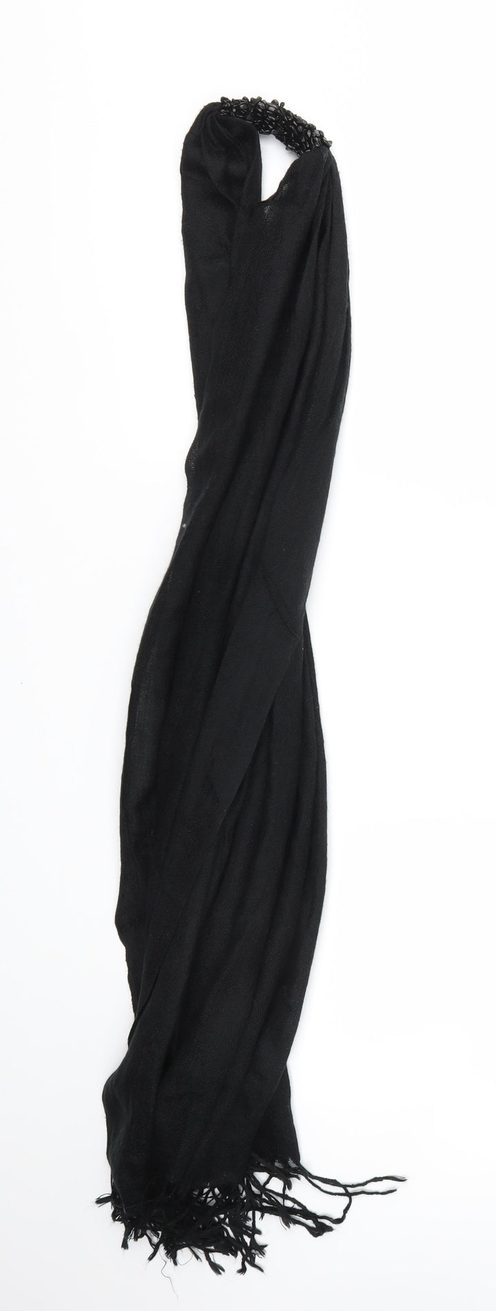 Preworn Womens Black    Scarf