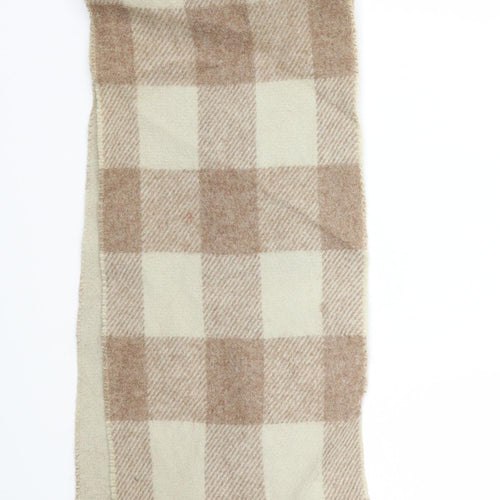 Preworn Girls Brown Check  Scarf Scarves & Wraps Size Regular